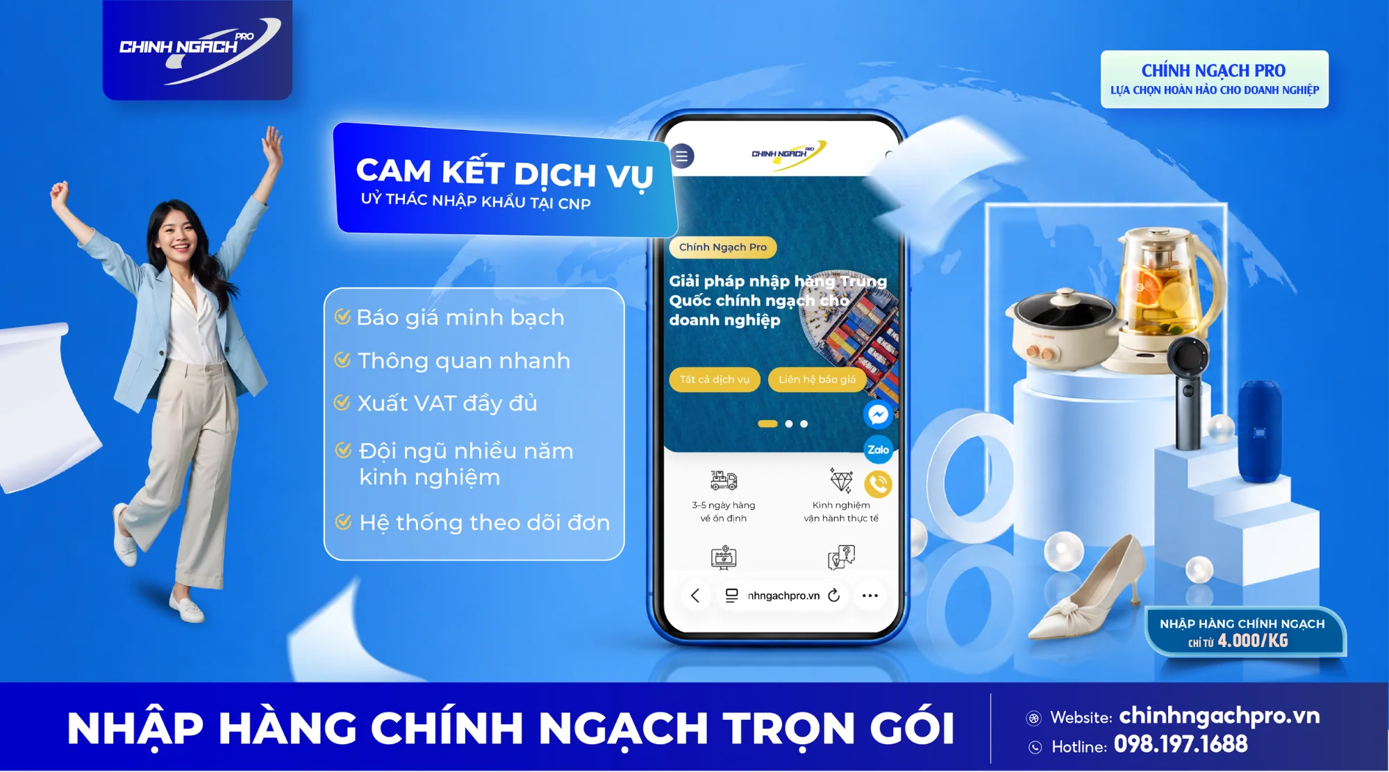 Chính Ngạch Pro - Giải pháp nhập khẩu chính ngạch cho doanh nghiệp
