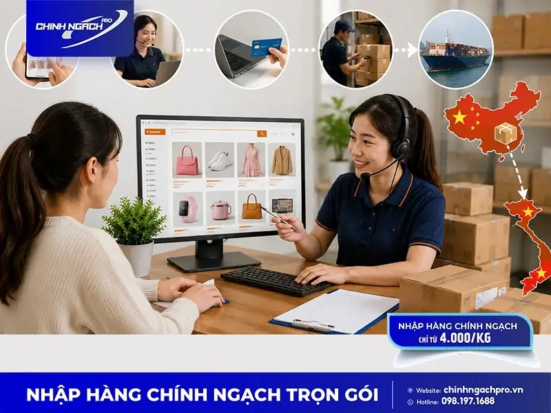 Đặt thông qua dịch vụ mua hộ hàng Trung Quốc