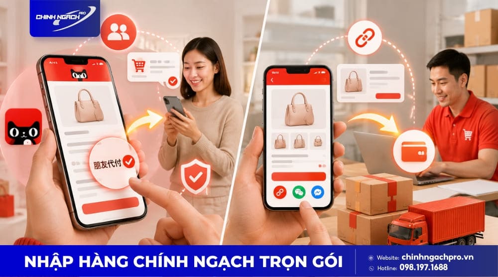 2 cách thanh toán hộ Tmall