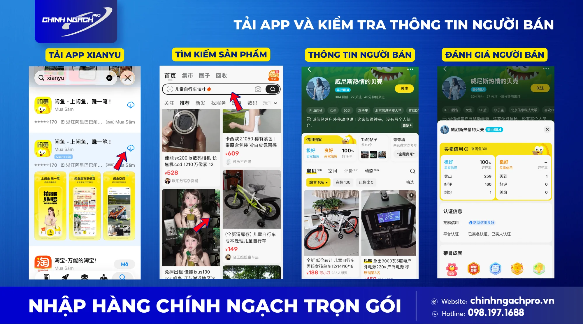 Cách mua hàng trên Xianyu không qua trung gian giá rẻ, uy tín