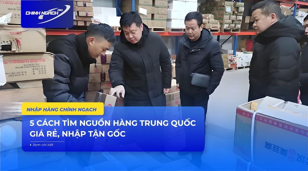 Cách tìm nguồn hàng Trung Quốc
