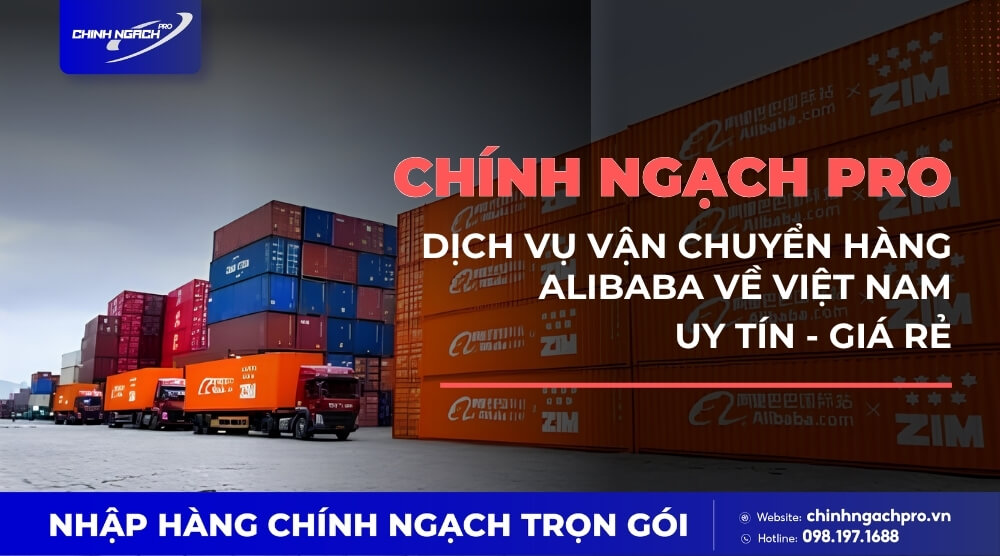 Chính Ngạch Pro vận chuyển Alibaba giá rẻ nhất