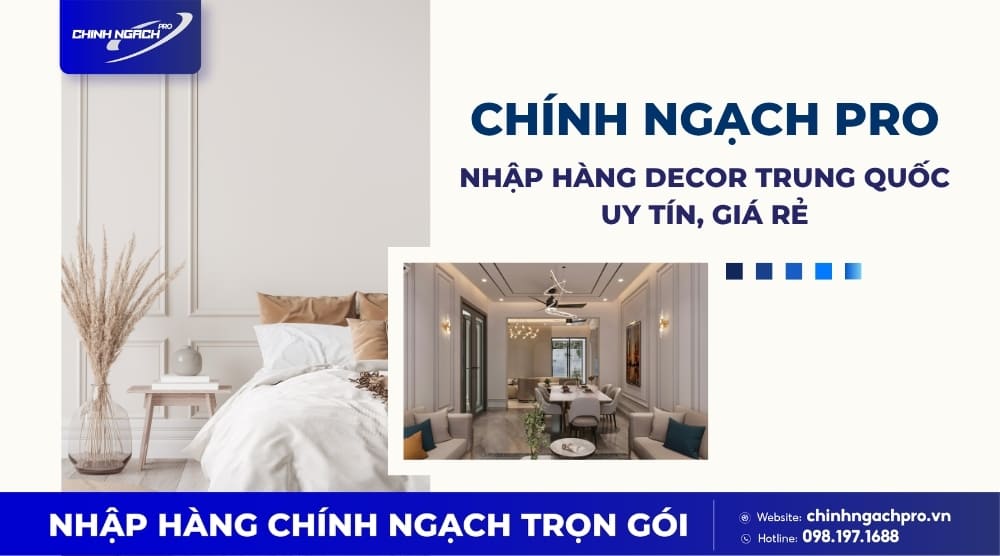 Nhập hàng decor Trung Quốc uy tín giá rẻ