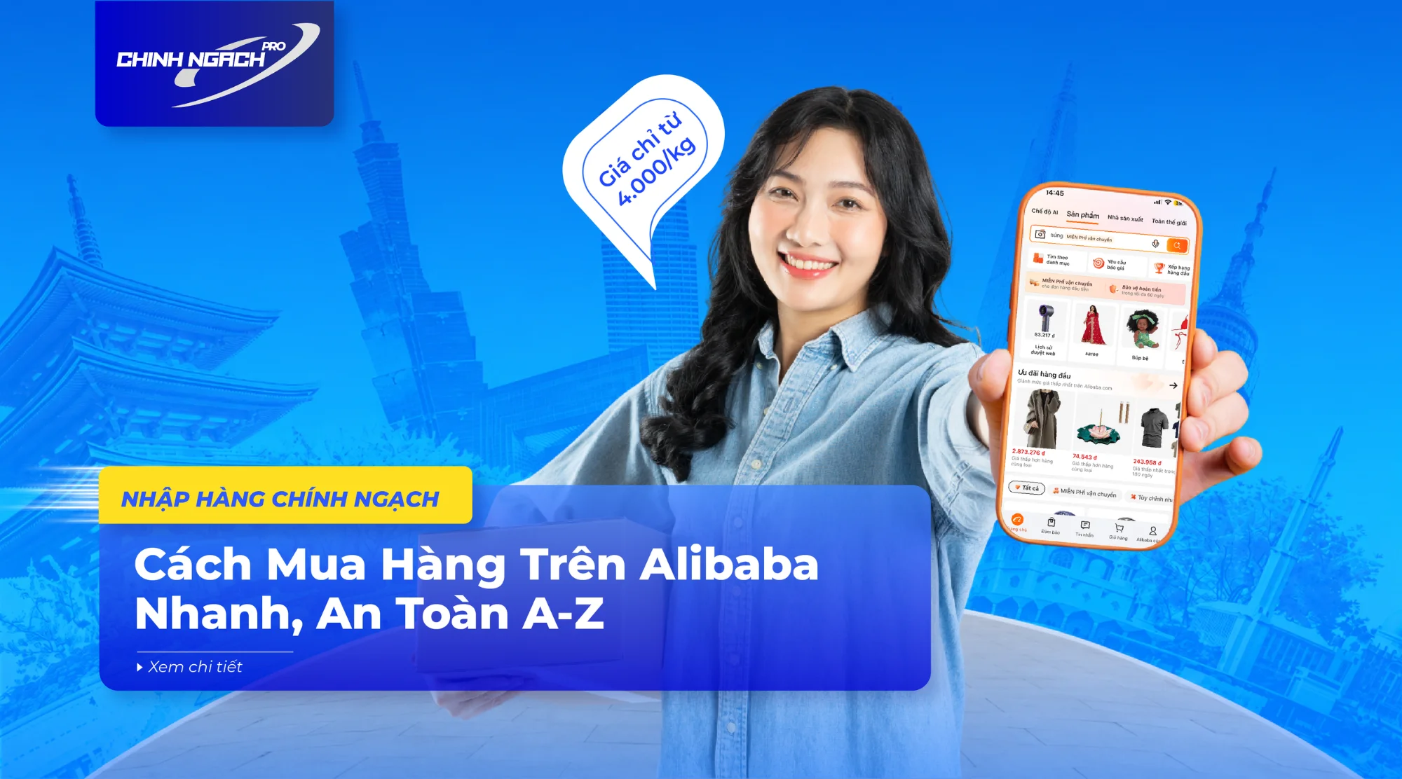 Mua hàng trên Alibaba
