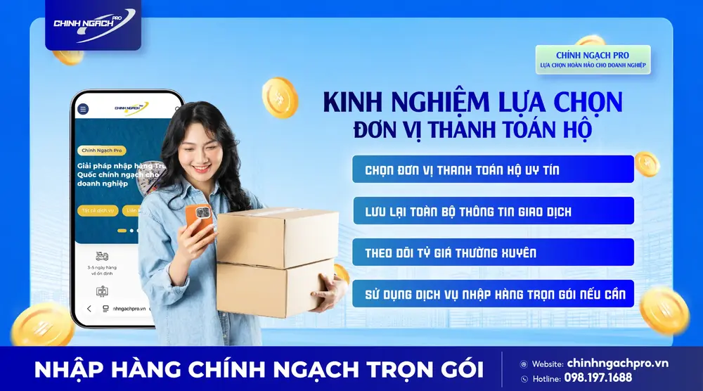 Kinh nghiệm thanh toán hộ Tmall