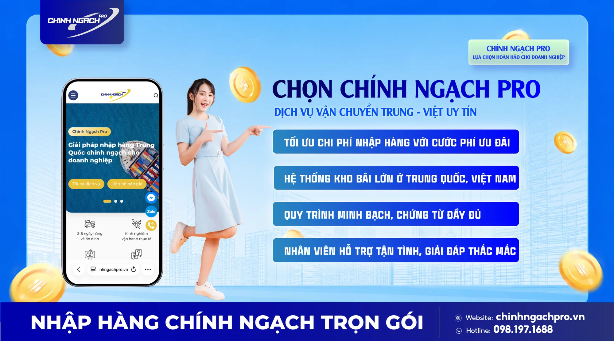 Chính Ngạch Pro - Dịch vụ vận chuyển đường biển hàng Trung Quốc nhanh, uy tín, giá rẻ