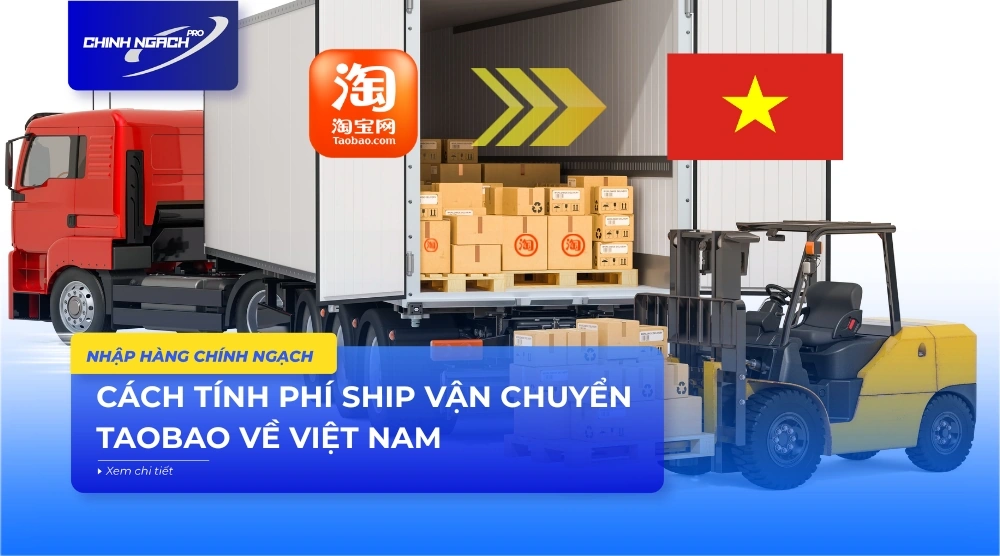 Phí ship Taobao về Việt Nam