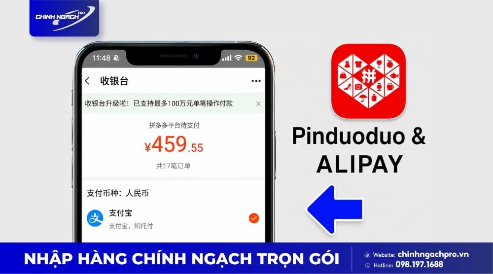 Cách thanh toán Pinduoduo bằng ví Alipay phổ biến Cách thanh toán Pinduoduo bằng ví Alipay phổ biến