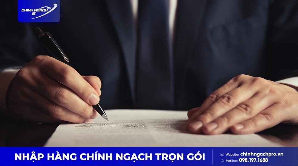 Bước 2: Ký kết hợp đồng ngoại thương và thanh toán