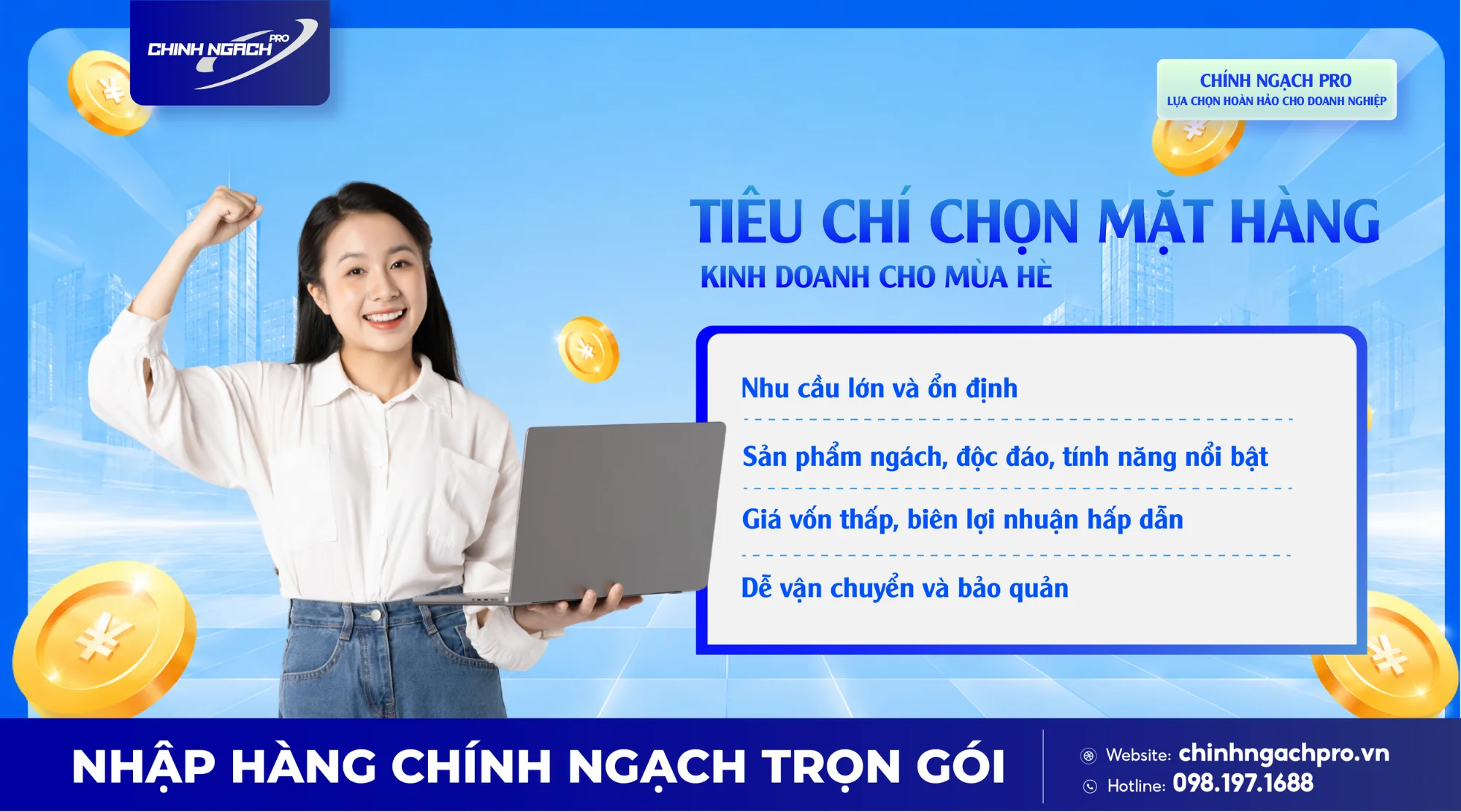 Tiêu chí chọn mặt hàng kinh doanh cho mùa hè