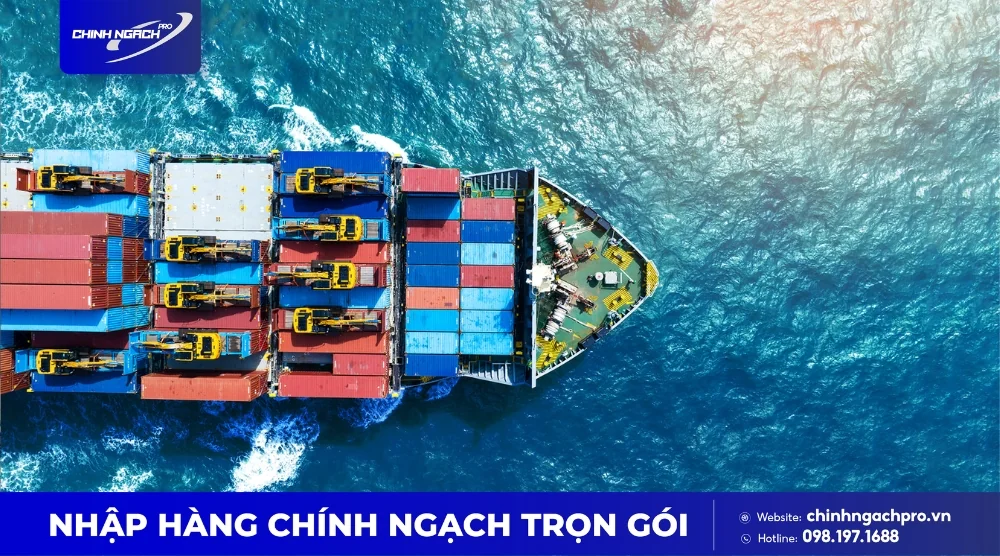 Vận chuyển máy móc từ Trung Quốc về bằng đường biển