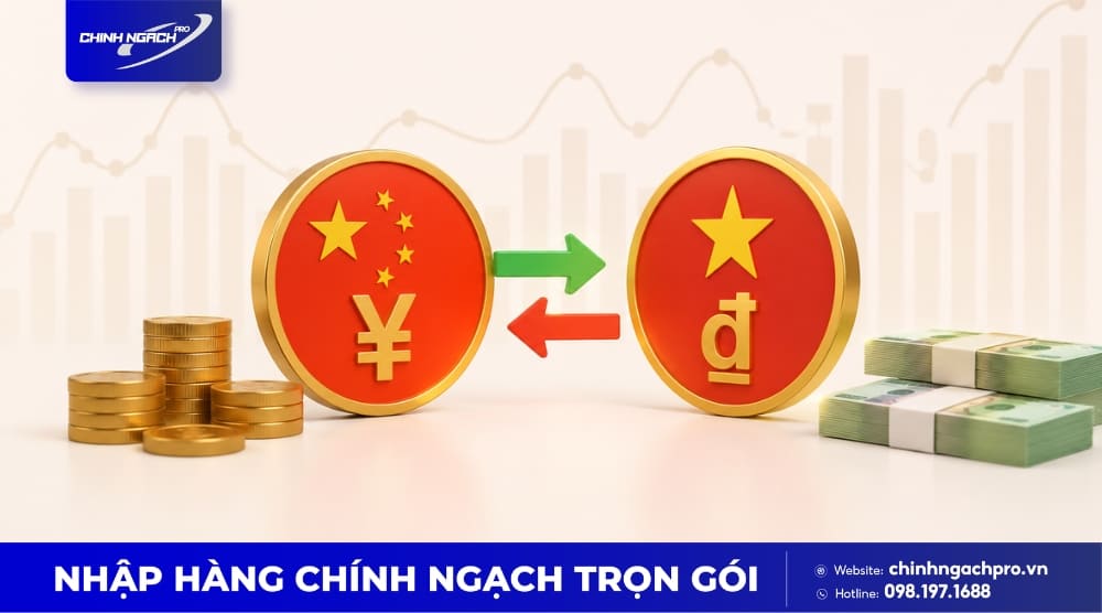 Xác định tỷ giá Nhân dân tệ khi thanh toán hộ Tmall