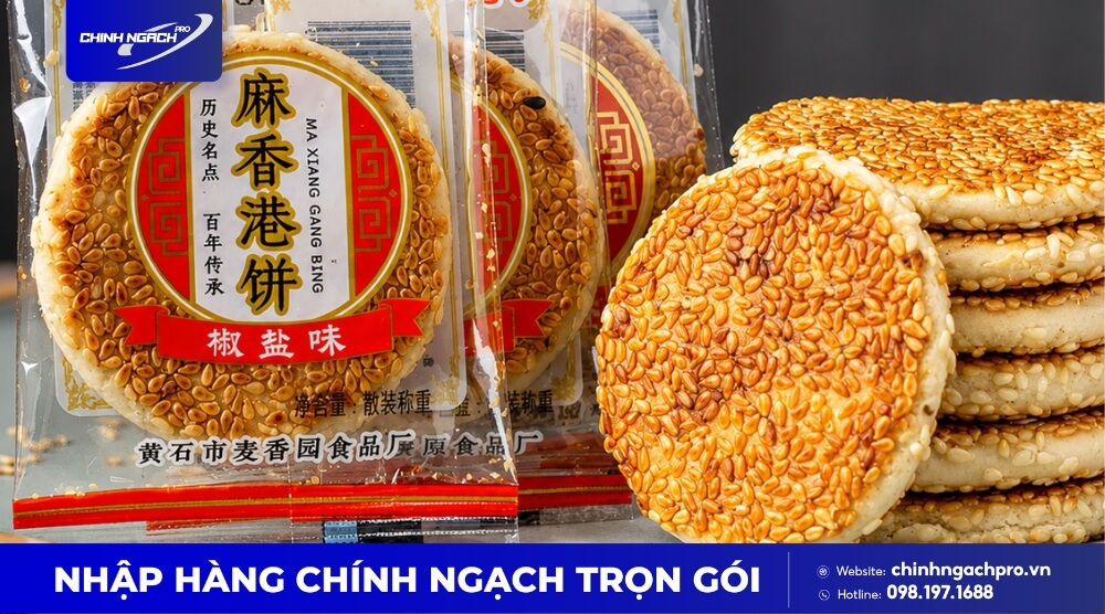 Bánh vừng tròn nhân đậu nội địa Trung Bánh vừng tròn nhân đậu nội địa Trung