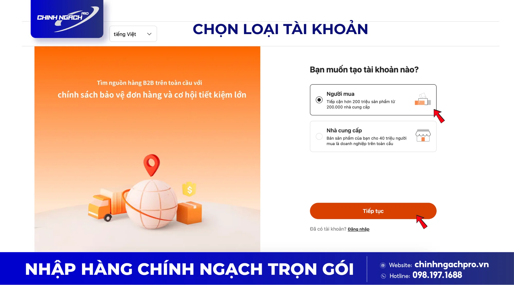 Chọn loại tài khoản phù hợp với nhu cầu của bạn Chọn loại tài khoản phù hợp với nhu cầu của bạn
