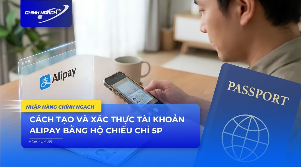 Cách tạo tài khoản Alipay bằng hộ chiếu