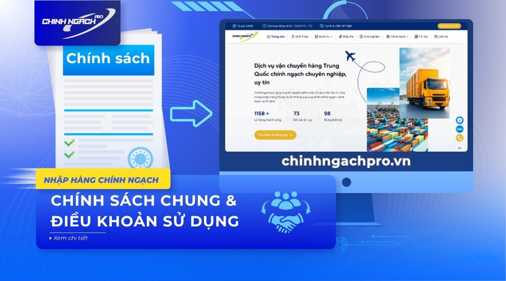 Chính sách chung Chính Ngạch Pro