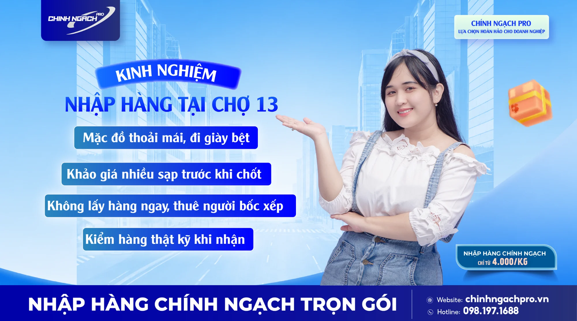 Một vài tips cần biết khi nhập hàng tại chợ 13