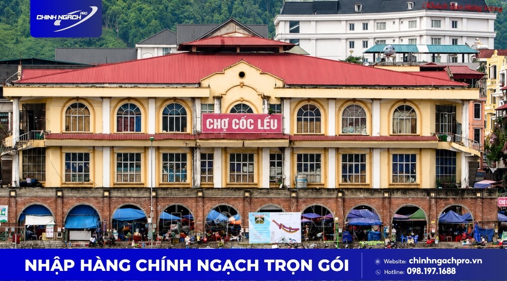 Chợ Cốc Lếu mở cửa từ 6 giờ sáng