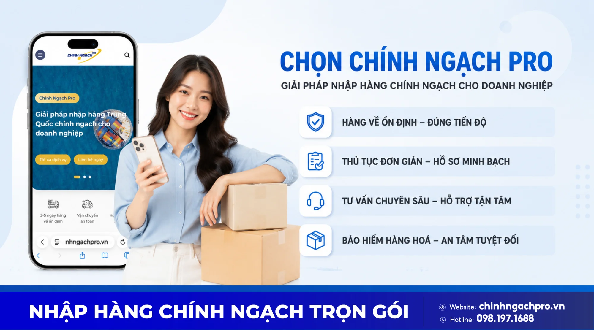 Chính Ngạch Pro hỗ trợ order hàng Trung Quốc chính ngạch trọn gói