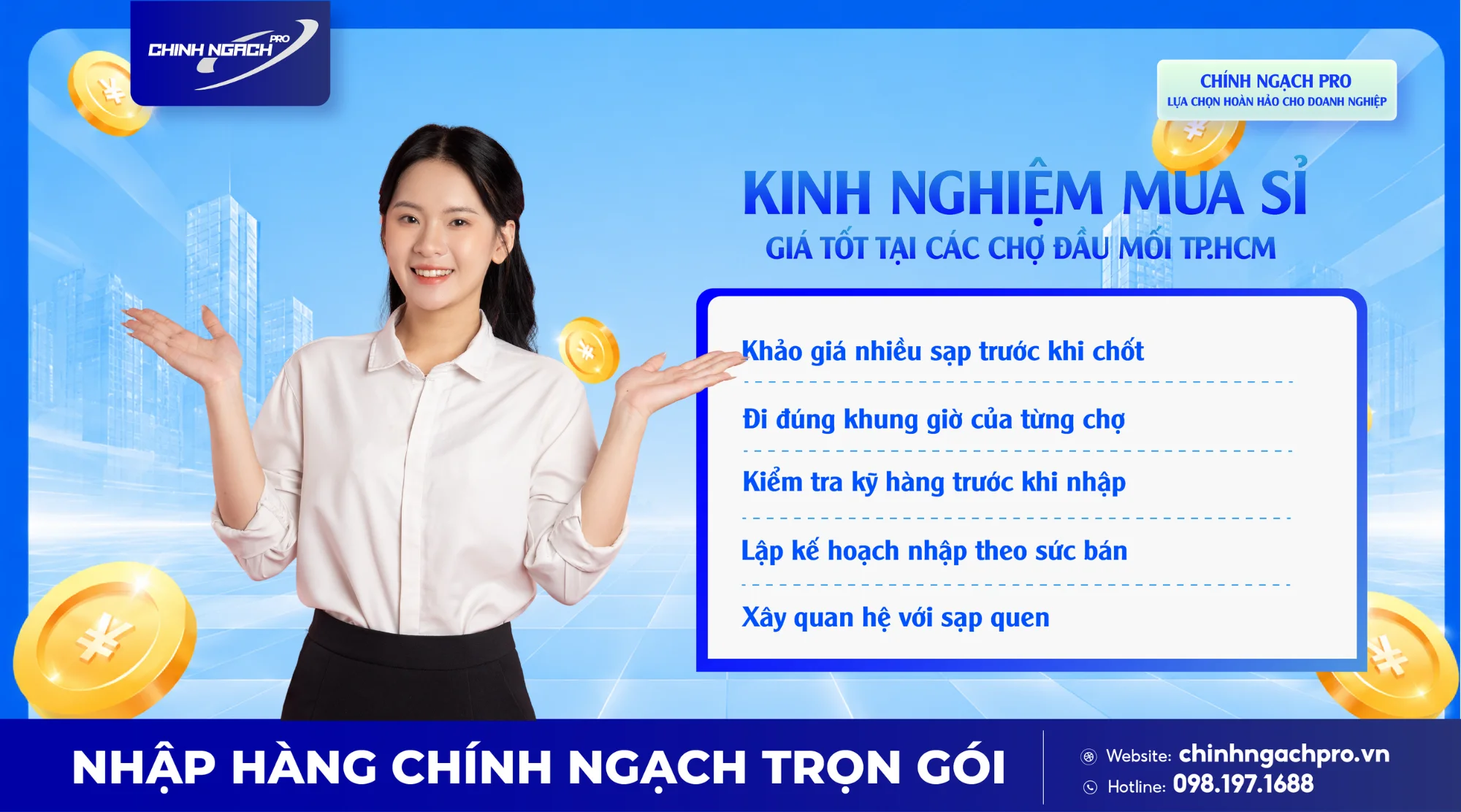 Kinh nghiệm mua sỉ giá tốt tại các chợ đầu mối Sài Gòn - TPHCM