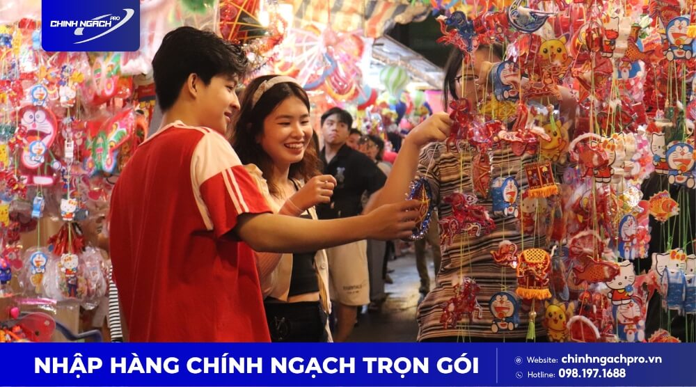Mua đèn lồng Trung Quốc giá rẻ tại các chợ đầu mối Việt Nam