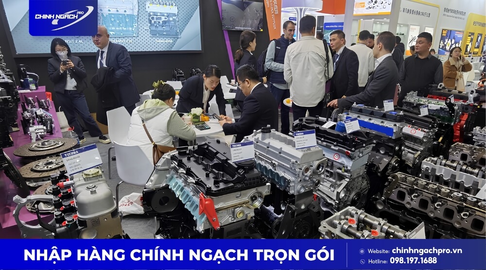 Đến Quảng Châu nhập phụ tùng Trung Quốc