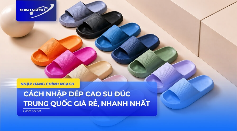 Dép Cao Su Đúc Trung Quốc