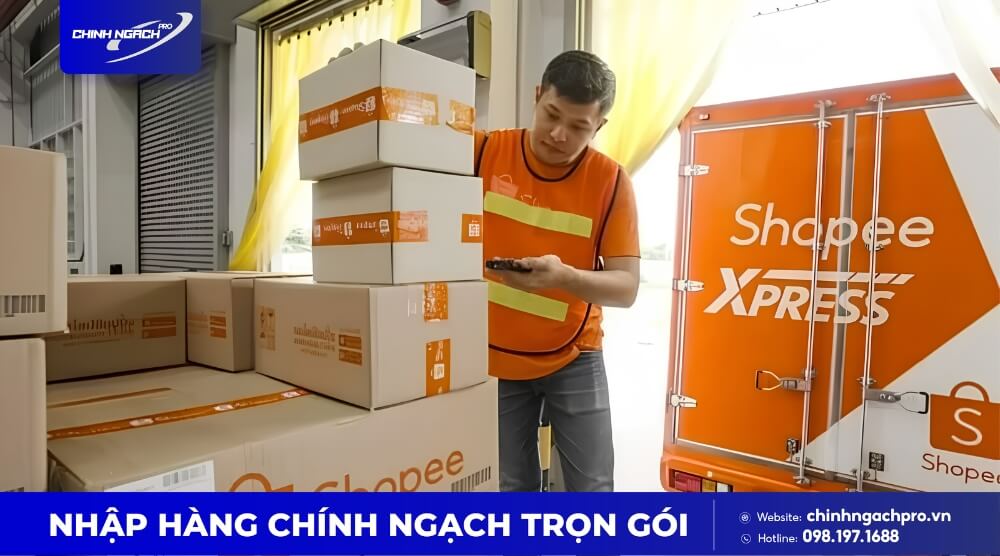 Hàng trung chuyển điều phối về kho giao