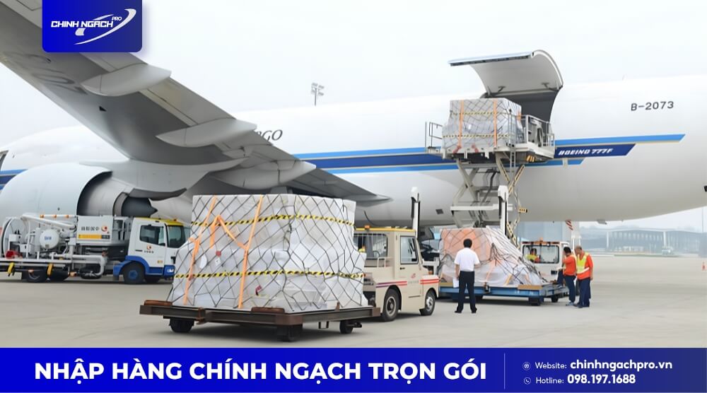 Hàng từ Trung Quốc về Việt Nam đường hàng không 1-3 ngày