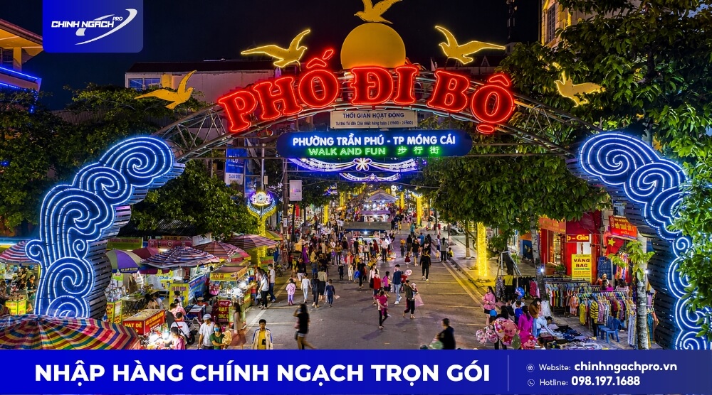 Không khí chợ đêm Móng Cái vui nhộn