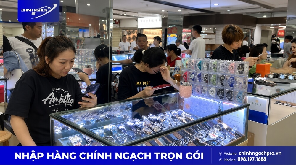 Nhập đồng hồ Trung Quốc tại xưởng giá sỉ