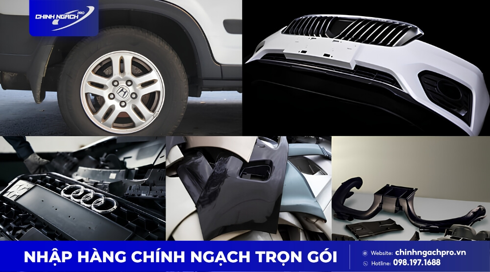 Phụ tùng thân vỏ ô tô nhập Trung Quốc