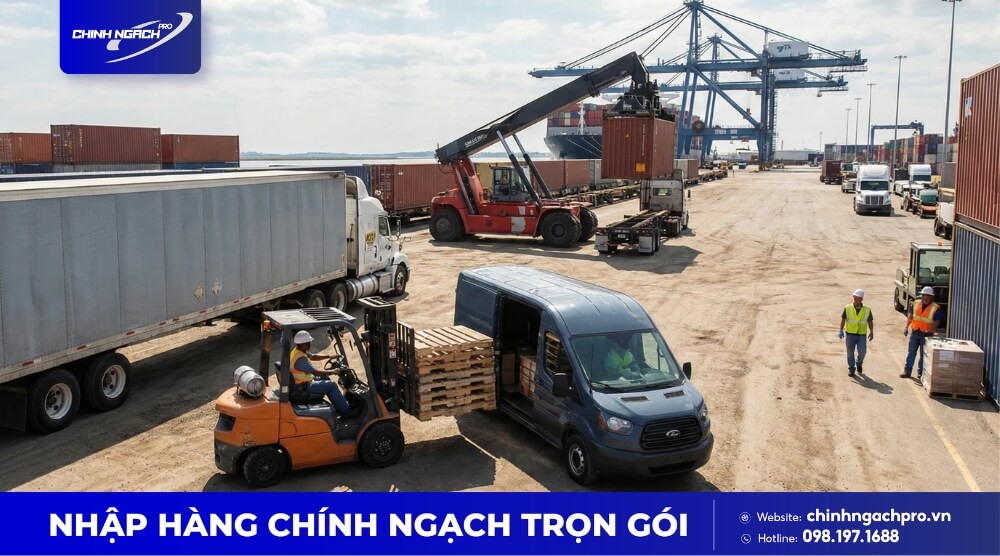 Hàng hóa trung chuyển nội địa