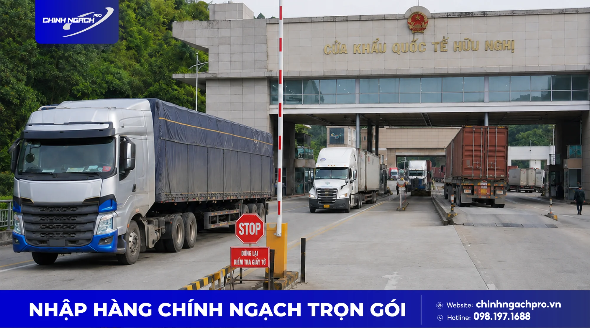 Vận chuyển hàng hoá trước khi qua cửa khẩu