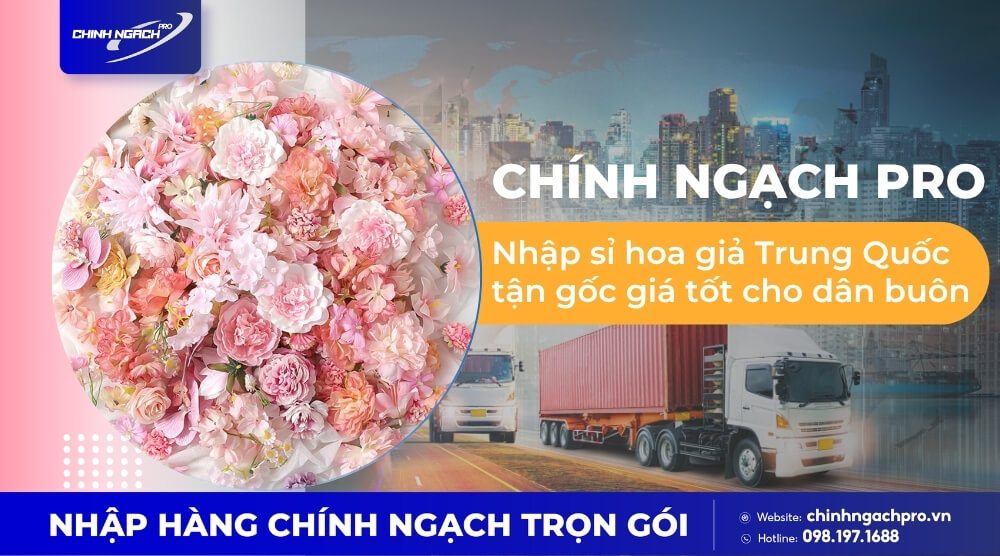 Cách nhập sỉ trực tiếp tận xưởng hoa giả Trung Quốc