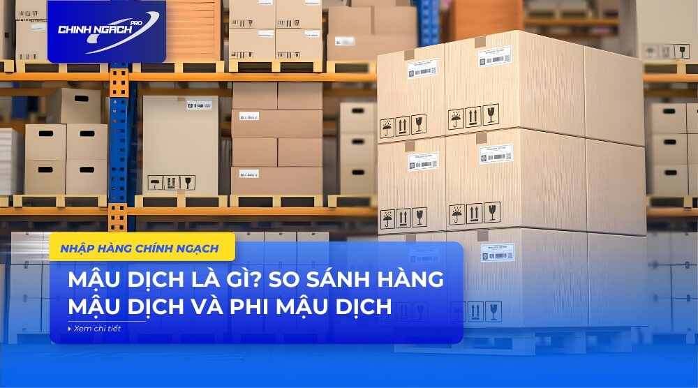 Mậu dịch là gì? So sánh hàng mậu dịch và phi mậu dịch
