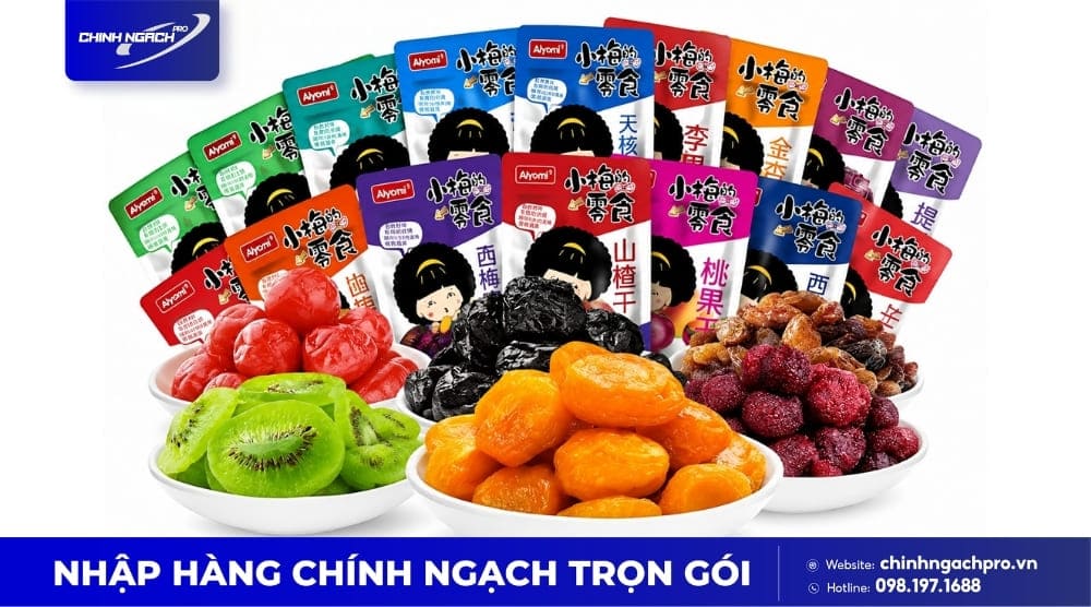 Ô mai Trung Quốc - món ăn vặt hấp dẫn