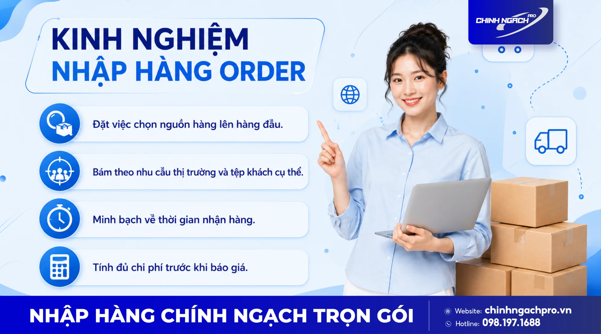 Chọn đúng nguồn và tính đủ chi phí là chìa khóa kinh doanh order có lãi