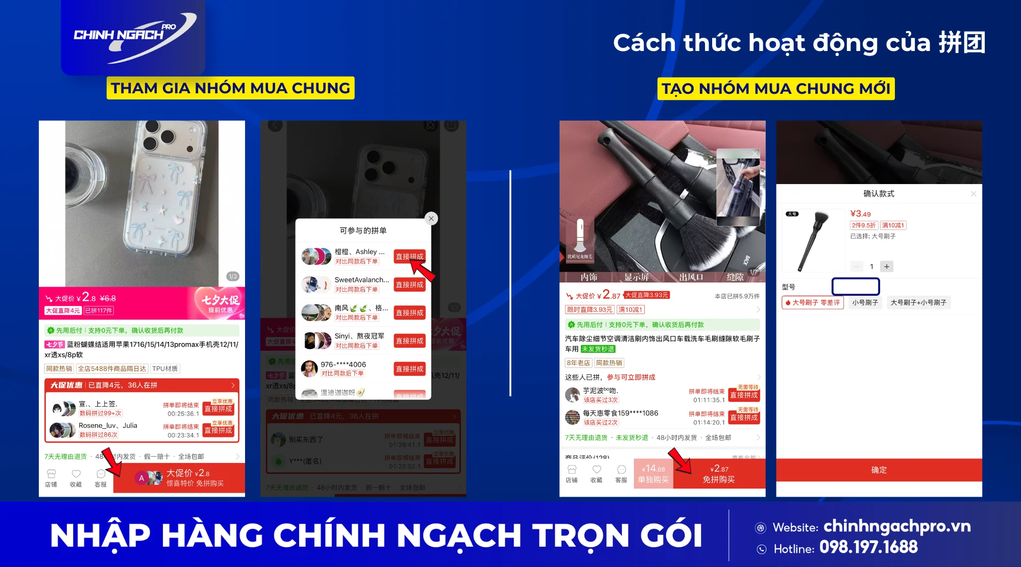 Mô hình mua sắm theo nhóm trên Pinduoduo
