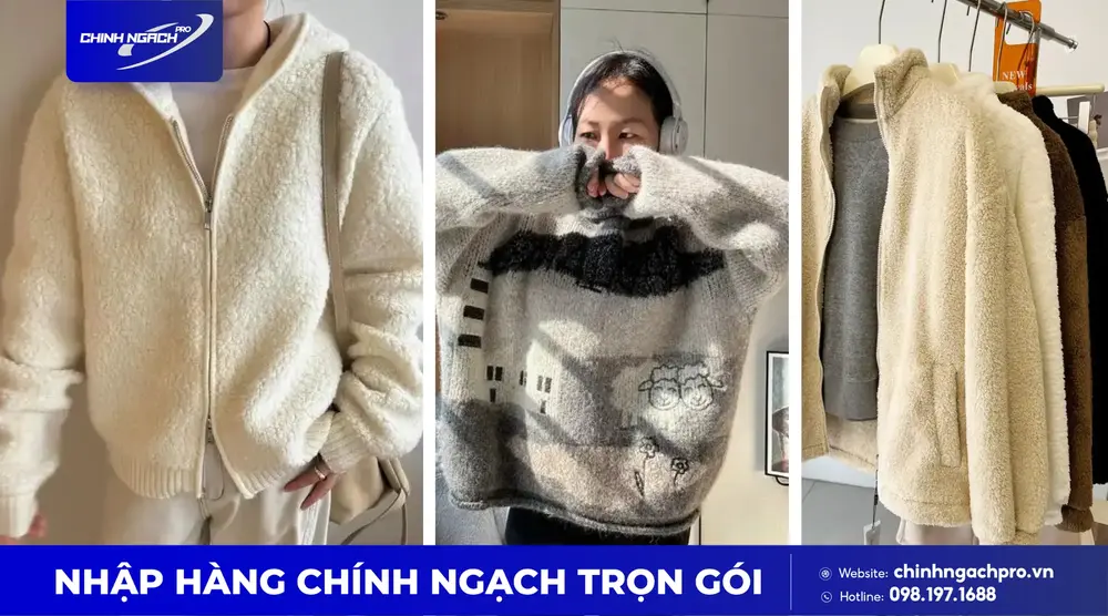 Len sợi Trung Quốc lông cừu chất lượng tốt