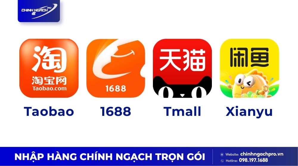 Các sàn thương mại điện tử Trung Quốc cho người mới