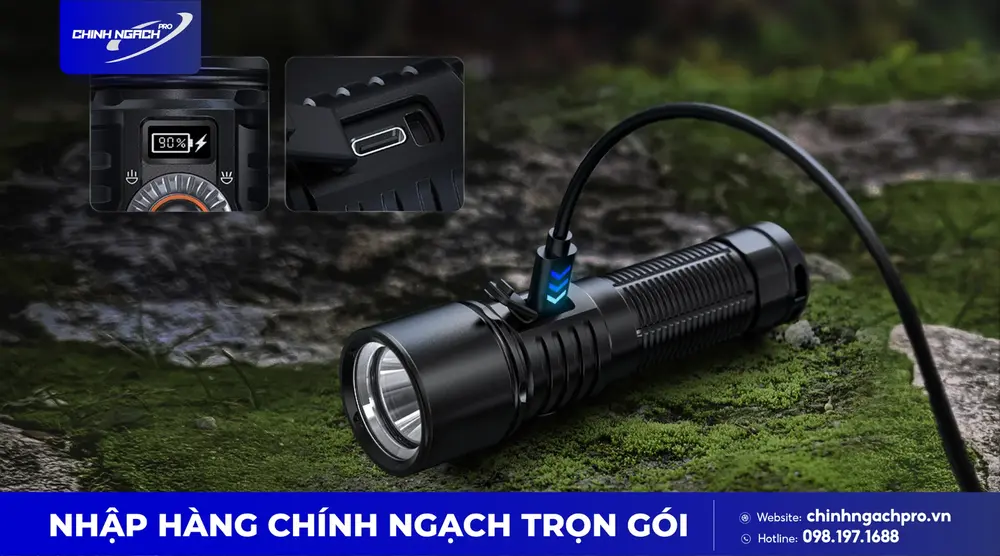 Đèn pin Trung Quốc nội địa độ bền cao