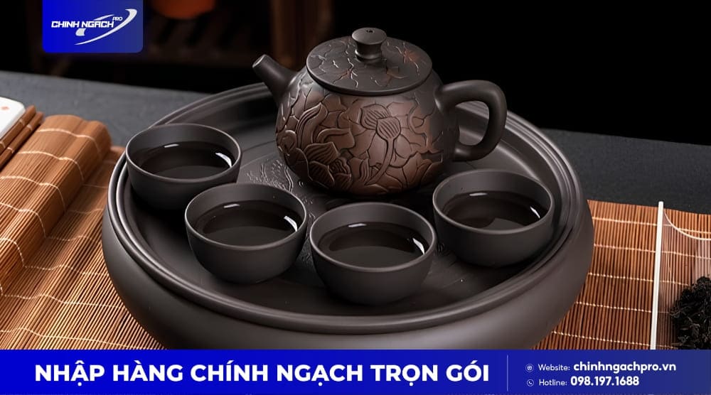 Gốm Tử Sa Nghi Hưng làm bình trà