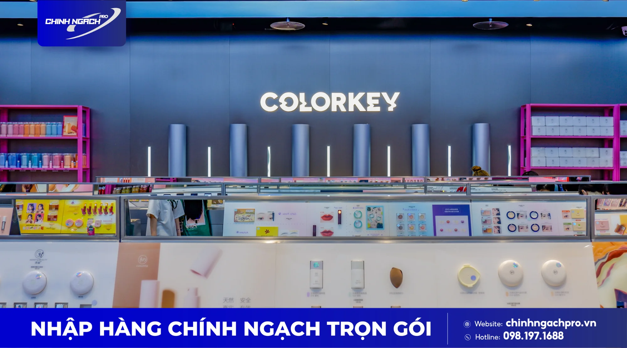 Hãng mỹ phẩm ColorKey nổi tiếng với các sản phẩm son và mắt Hãng mỹ phẩm ColorKey nổi tiếng với các sản phẩm son và mắt