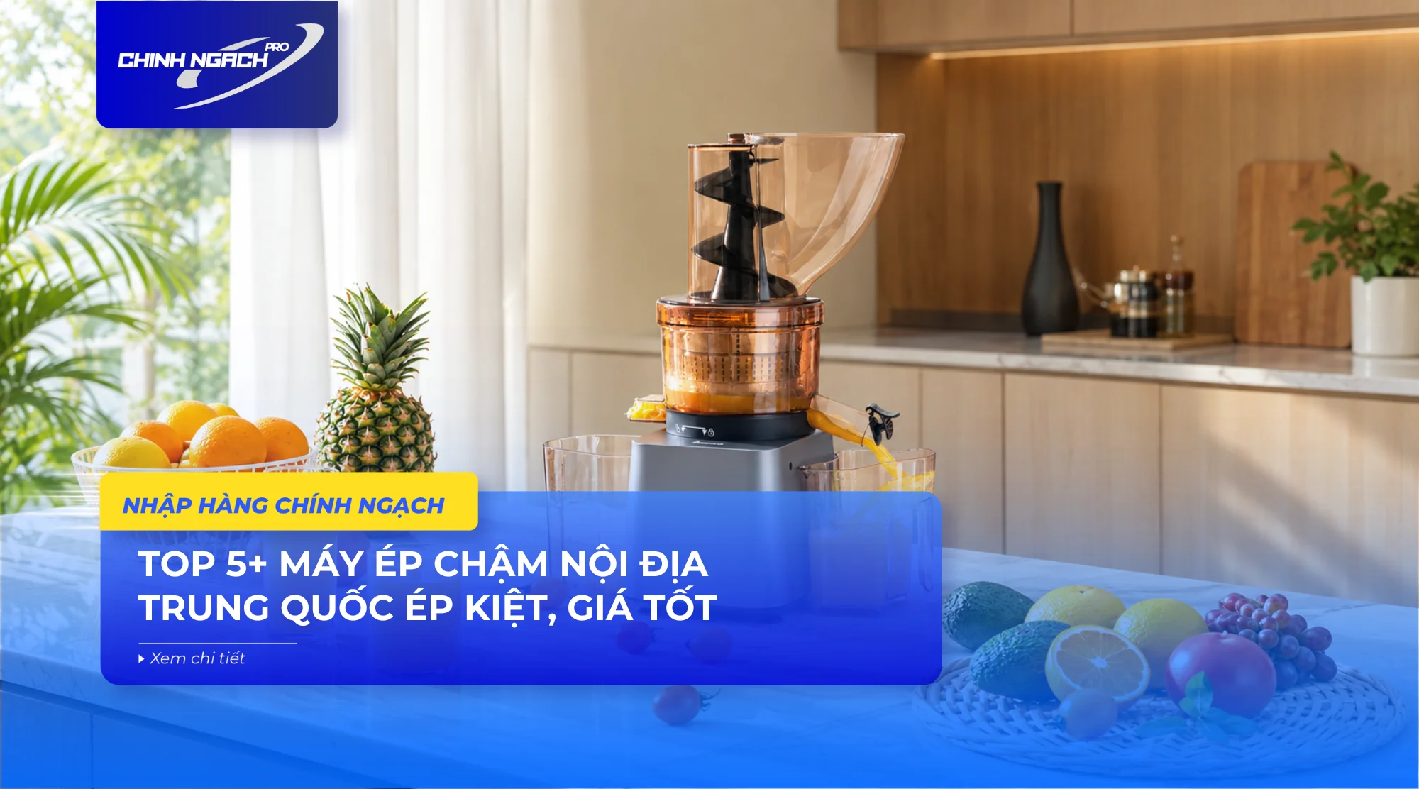 Máy ép chậm nội địa Trung Quốc
