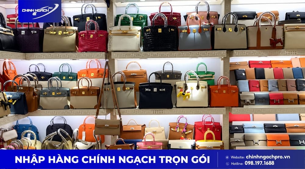 Nhập túi xách trực tiếp tại chợ Shahe