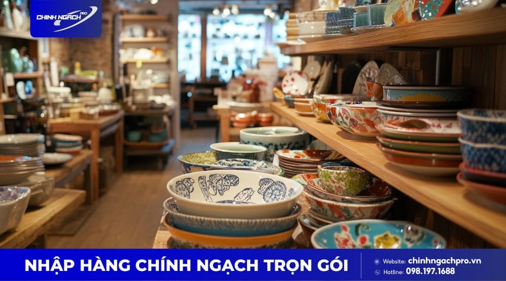 Kinh doanh gốm sứ Trung Quốc lãi cao