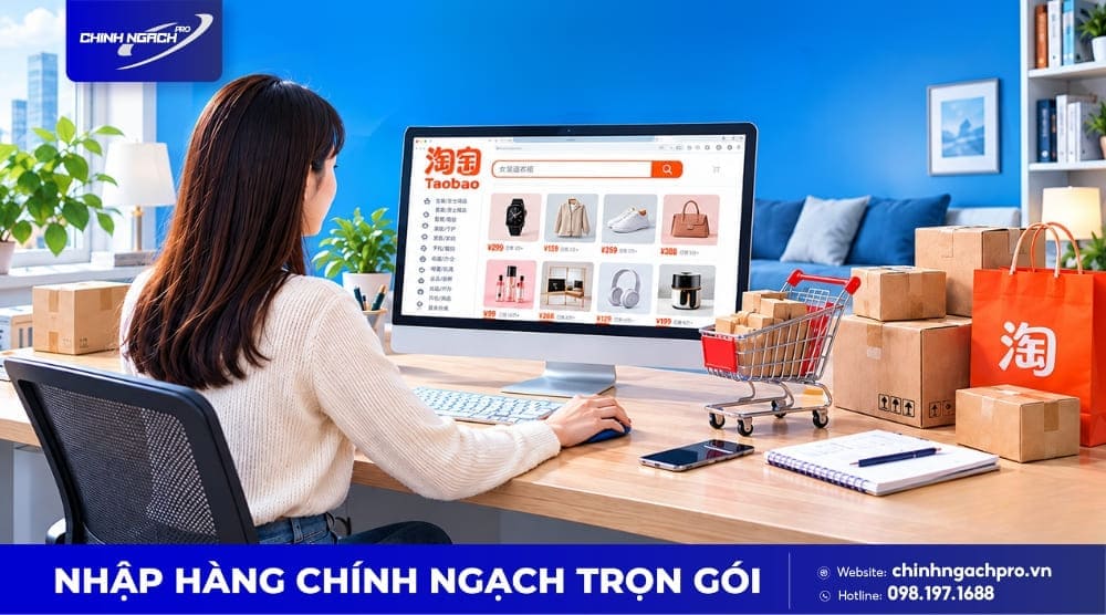Tự mua hàng trên Sàn thương mại điện tử Trung Quốc