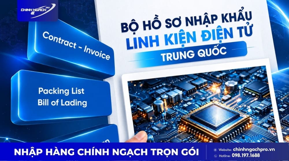 Hồ sơ nhập khẩu linh kiện điện tử từ Trung Quốc