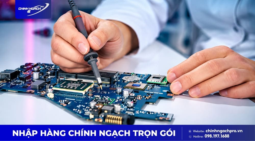 Kiểm tra chất lượng linh kiện điện tử nhập khẩu